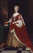 Sir Godfrey Kneller Portrait of Caroline Wilhelmina of Brandenburg-Ansbach oil painting